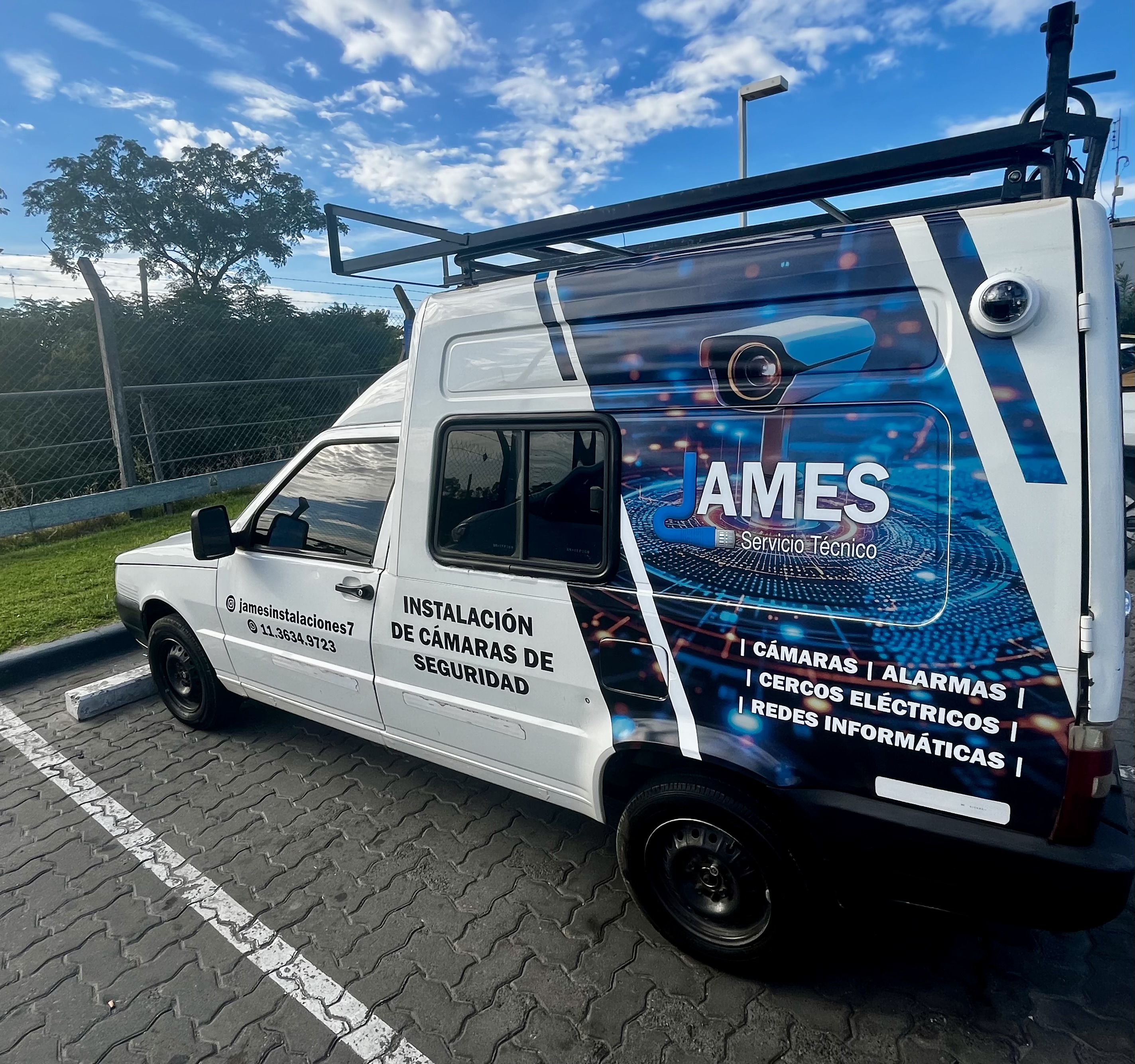 Instalación de cámaras de seguridad JAMES